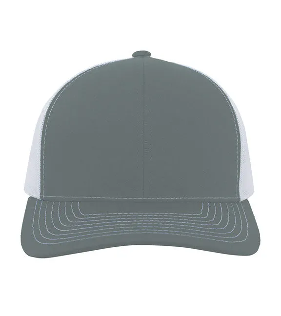 104S - Pacific Headwear Contrast Stitch Trucker Snapback Hat