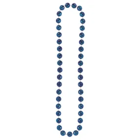 Blue Jumbo Ball Bead Necklace