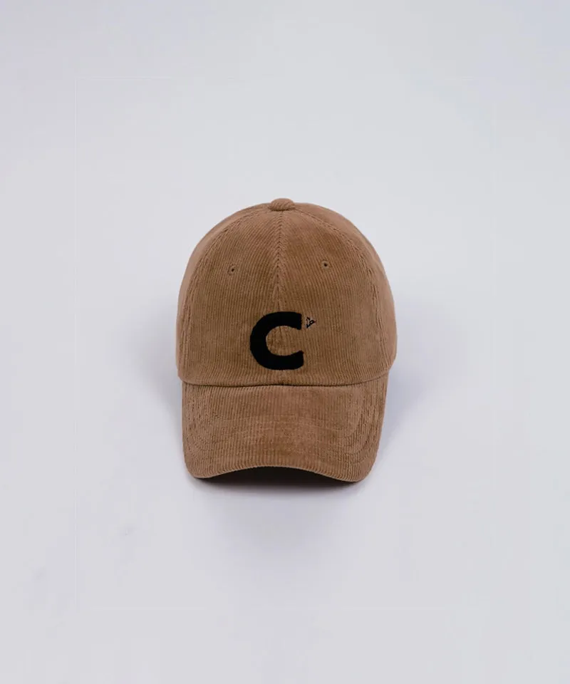 CREVE NINE: Corduroy Ball Cap - Camel