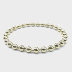 Erin Gray - 14k Filled Gold 5-2-5mm Bead Bracelet