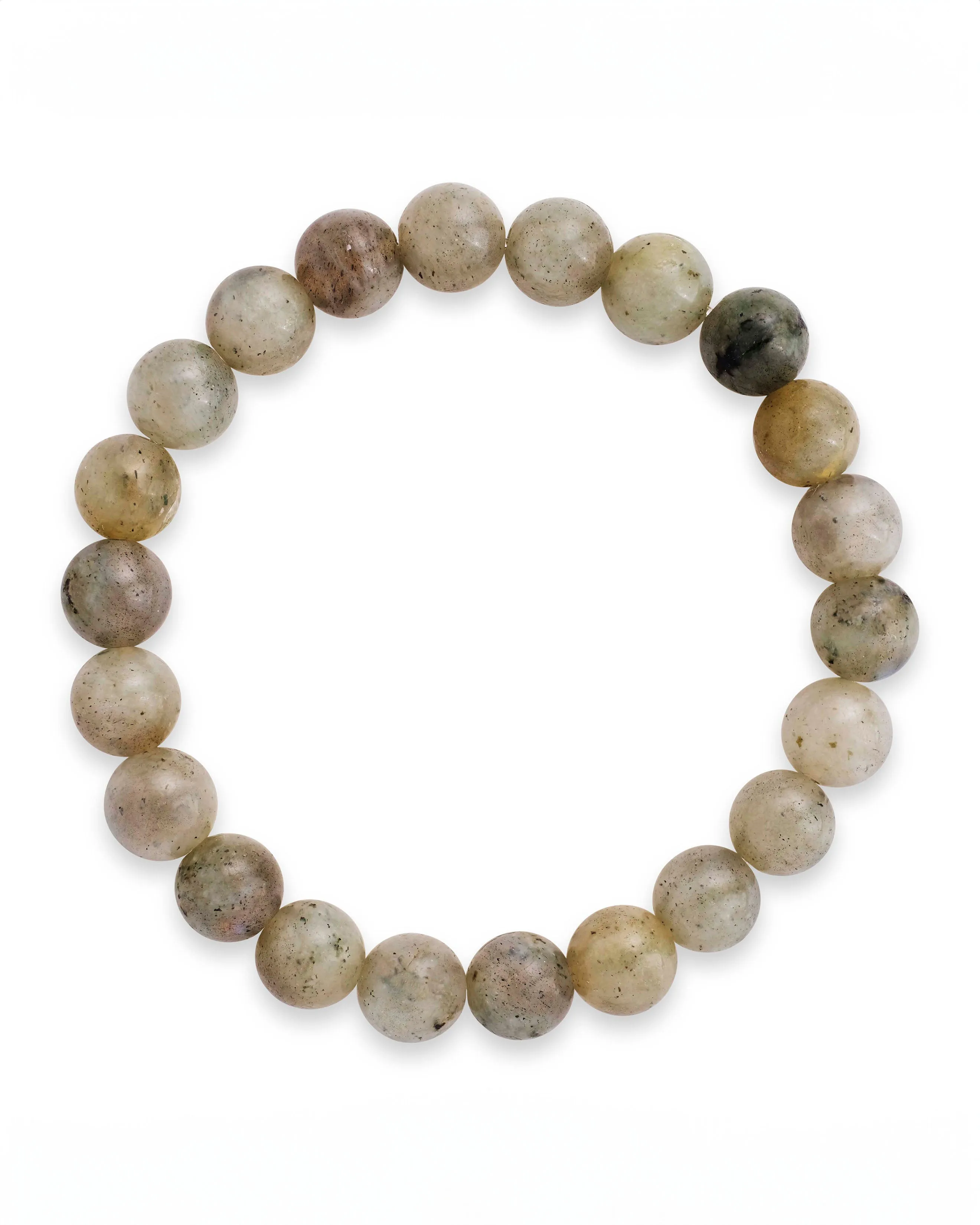 Labradorite Beaded Stretch Bracelet
