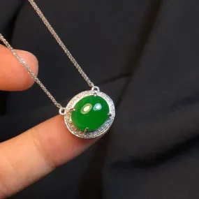 Natural Jade Necklace Jadeite Necklace NNE053