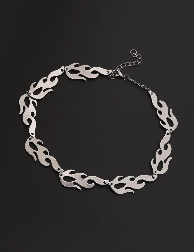 ON FIRE FLAME CHOKER