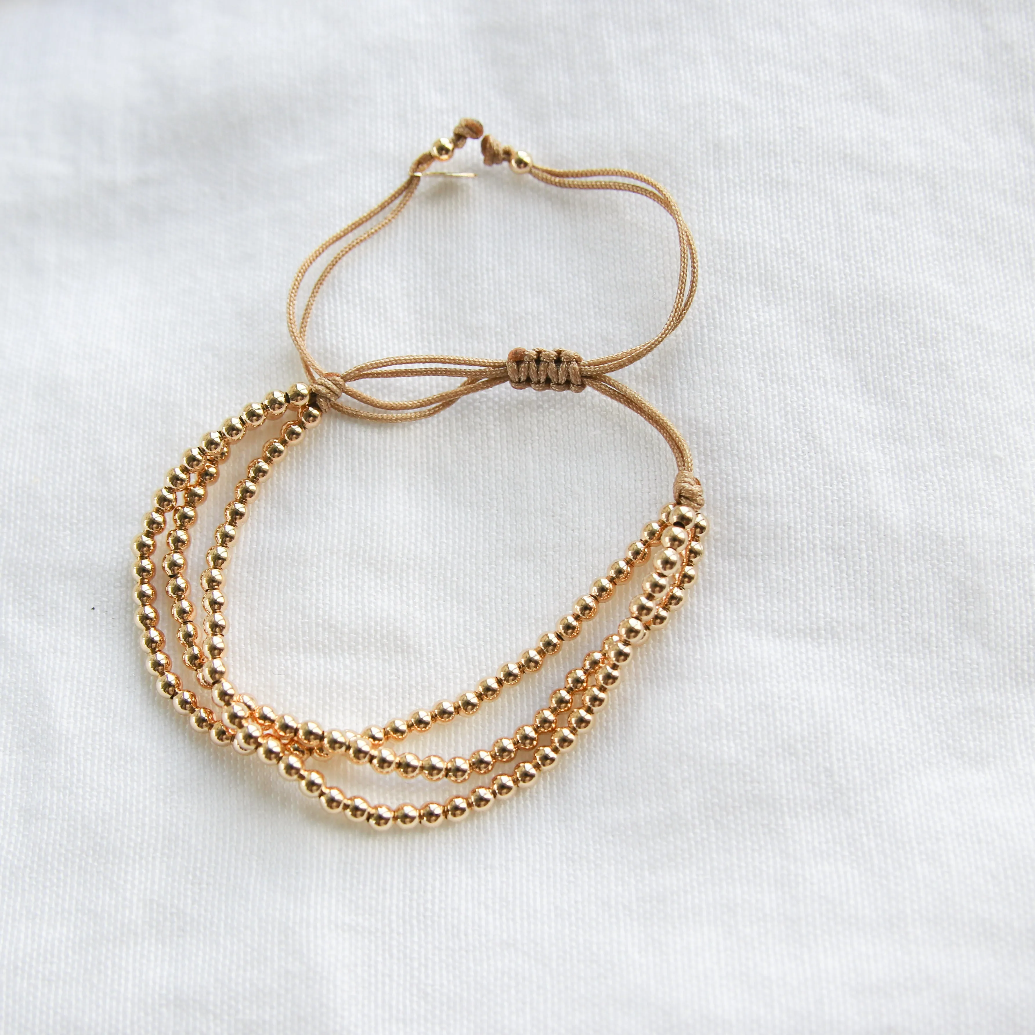Triple Beaded Bracelet